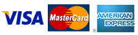 we accept major credit cards